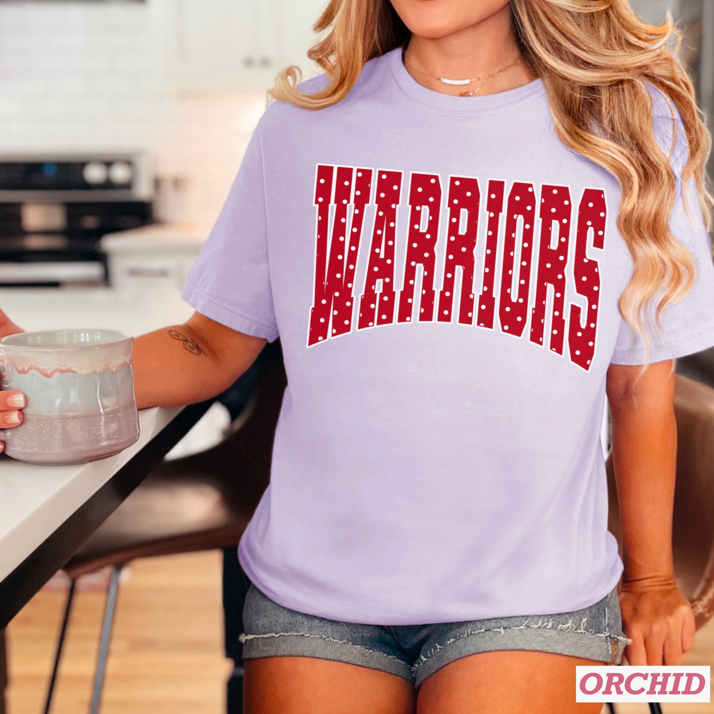 Warriors Comfort Color Graphic Tee
