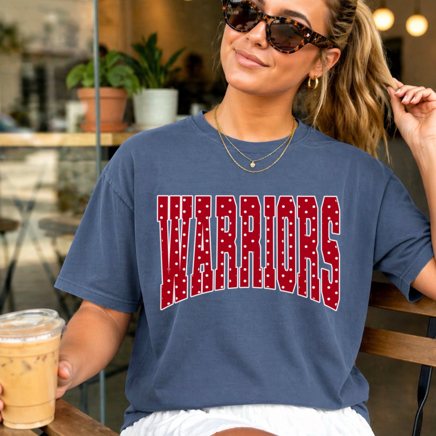 Warriors Comfort Color Graphic Tee