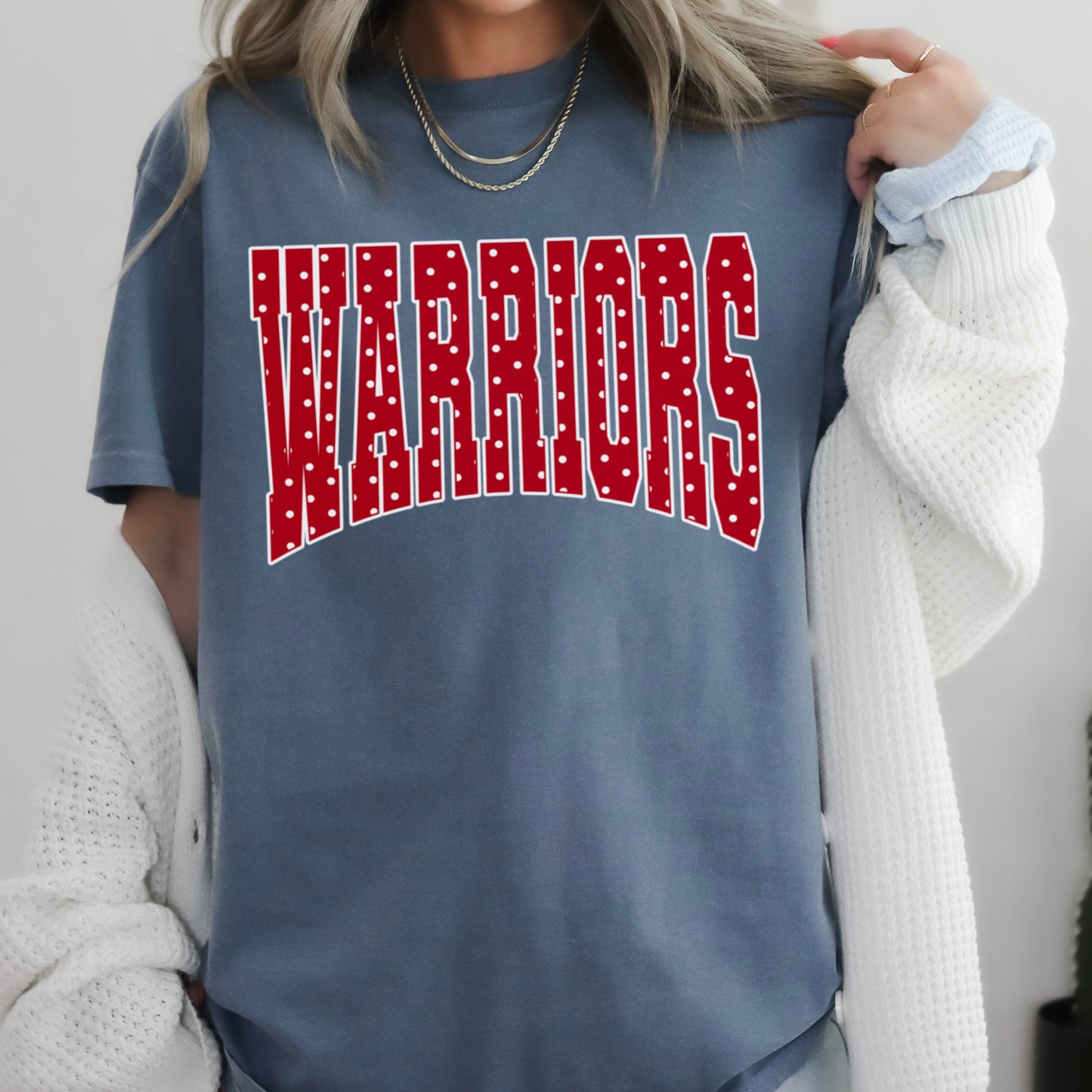 Warriors Comfort Color Graphic Tee
