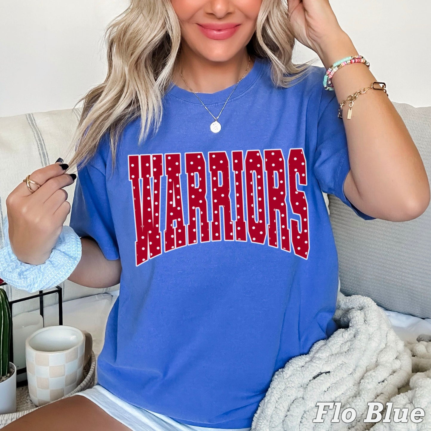 Warriors Comfort Color Graphic Tee