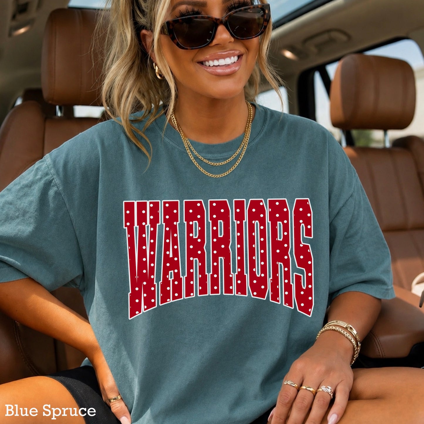 Warriors Comfort Color Graphic Tee