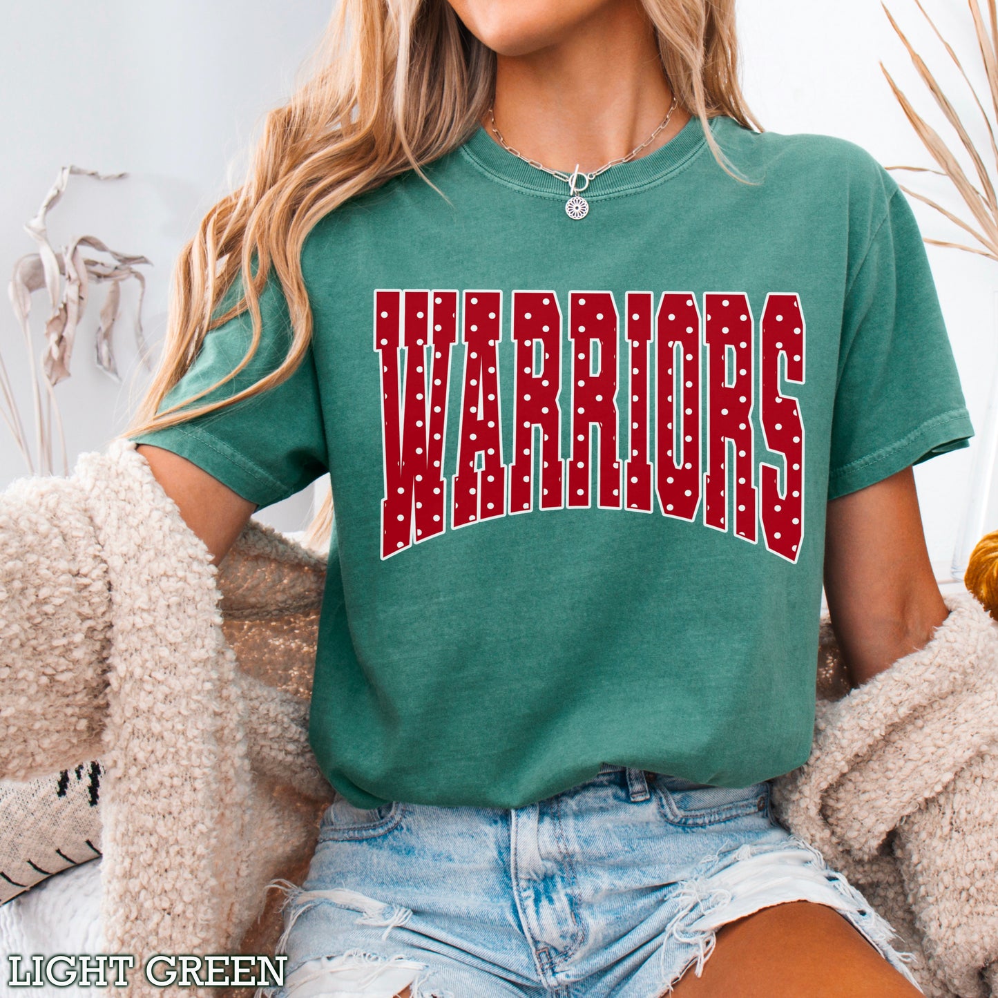 Warriors Comfort Color Graphic Tee