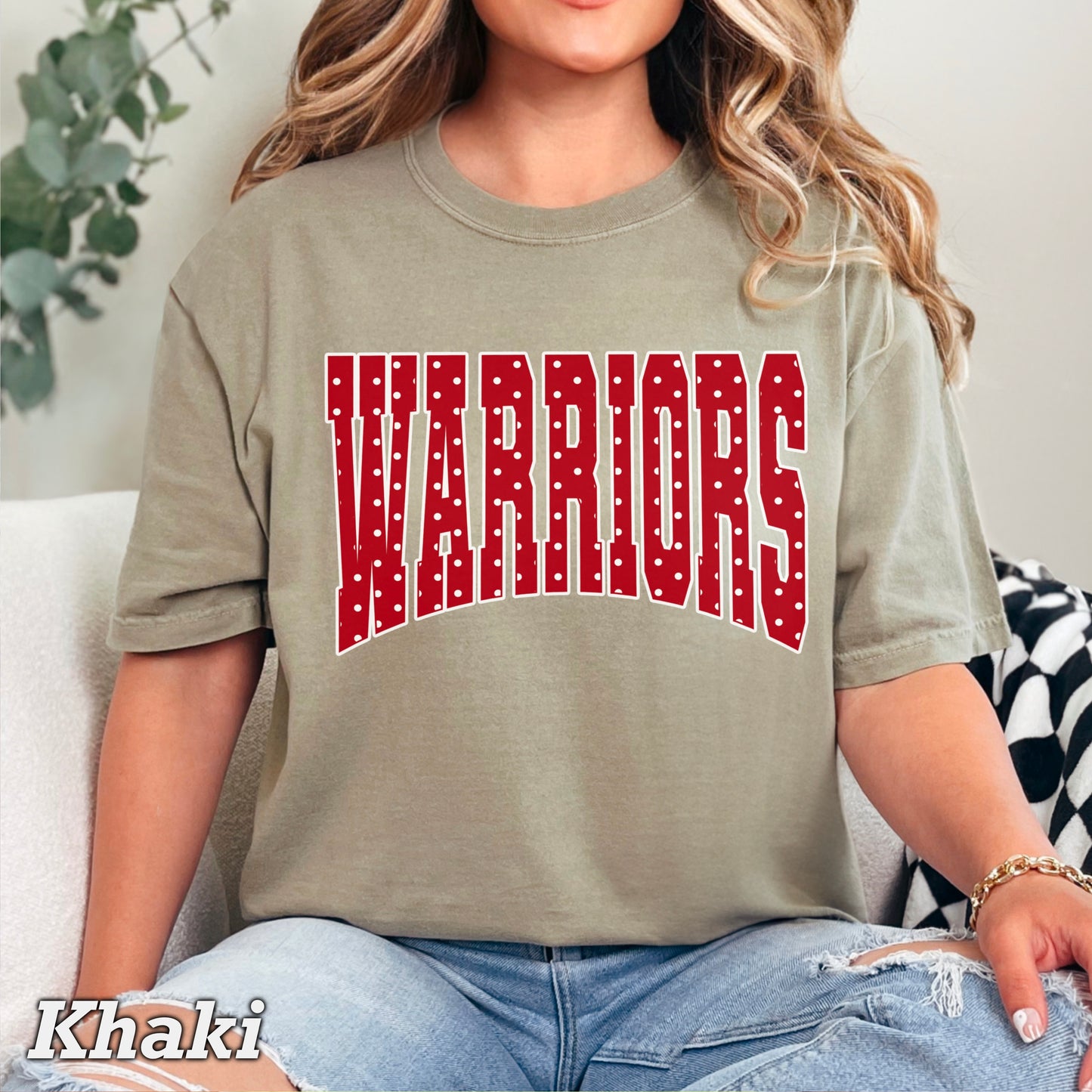 Warriors Comfort Color Graphic Tee