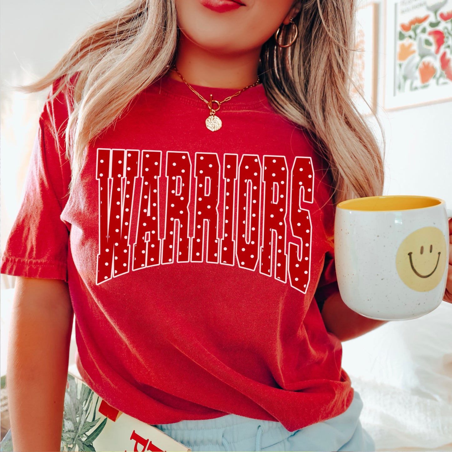 Warriors Comfort Color Graphic Tee