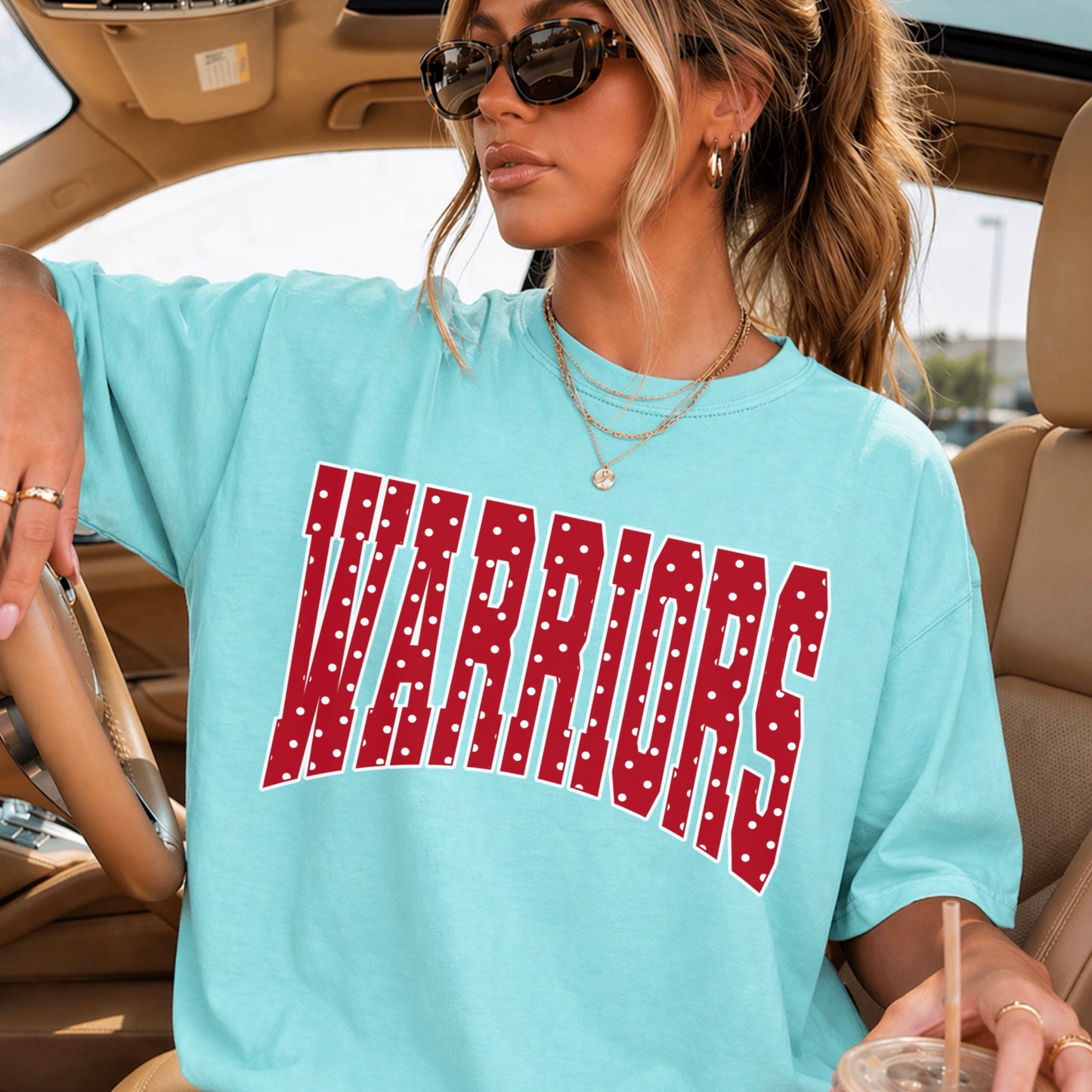 Warriors Comfort Color Graphic Tee