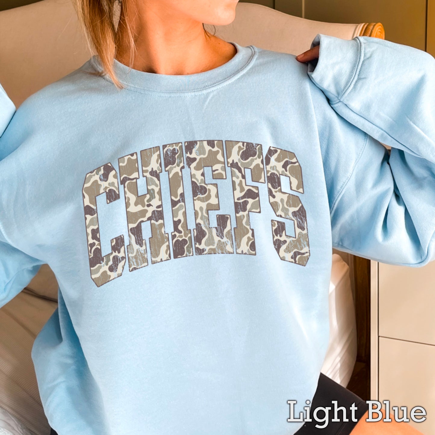 Chiefs Camo Crewneck Sweatshirt