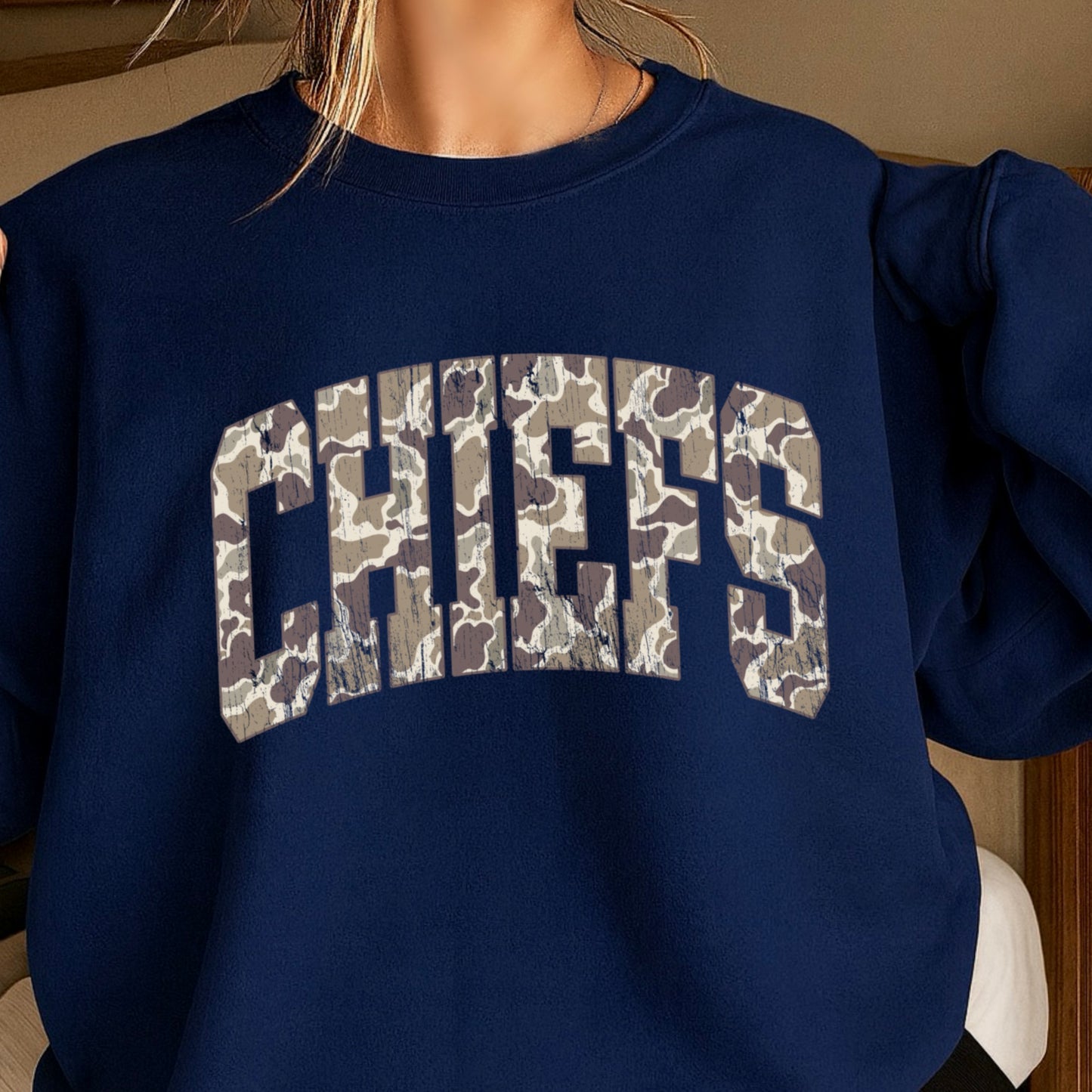 Chiefs Camo Crewneck Sweatshirt