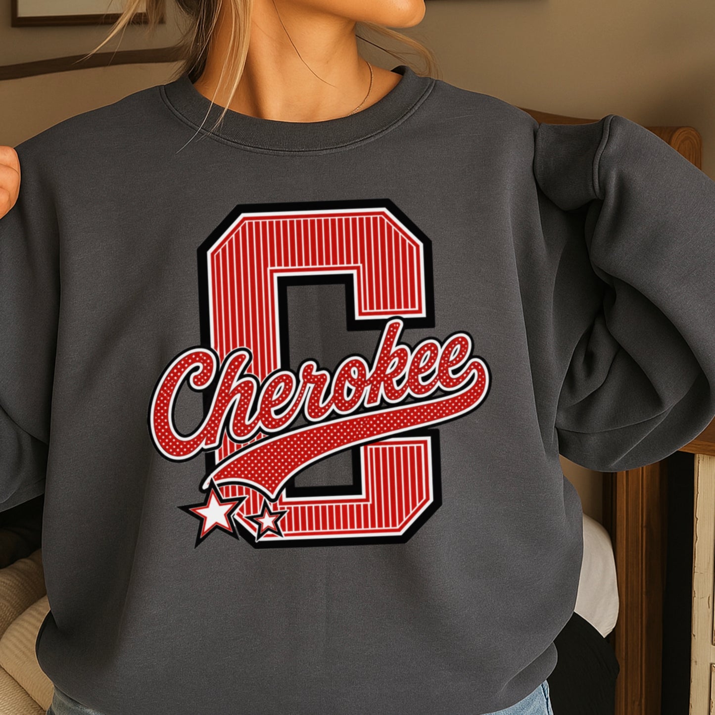 Cherokee Warriors Crewneck Sweatshirt