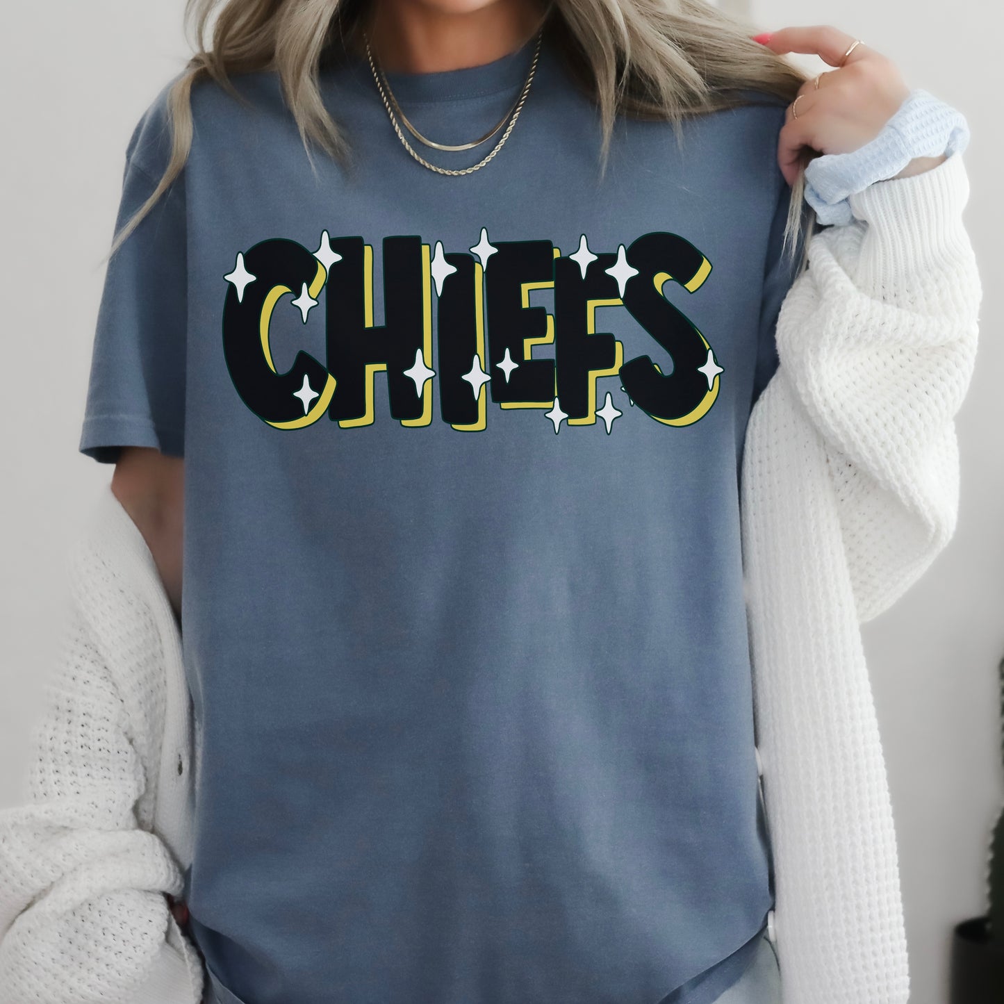 Chiefs  Comfort Color Graphic Tee
