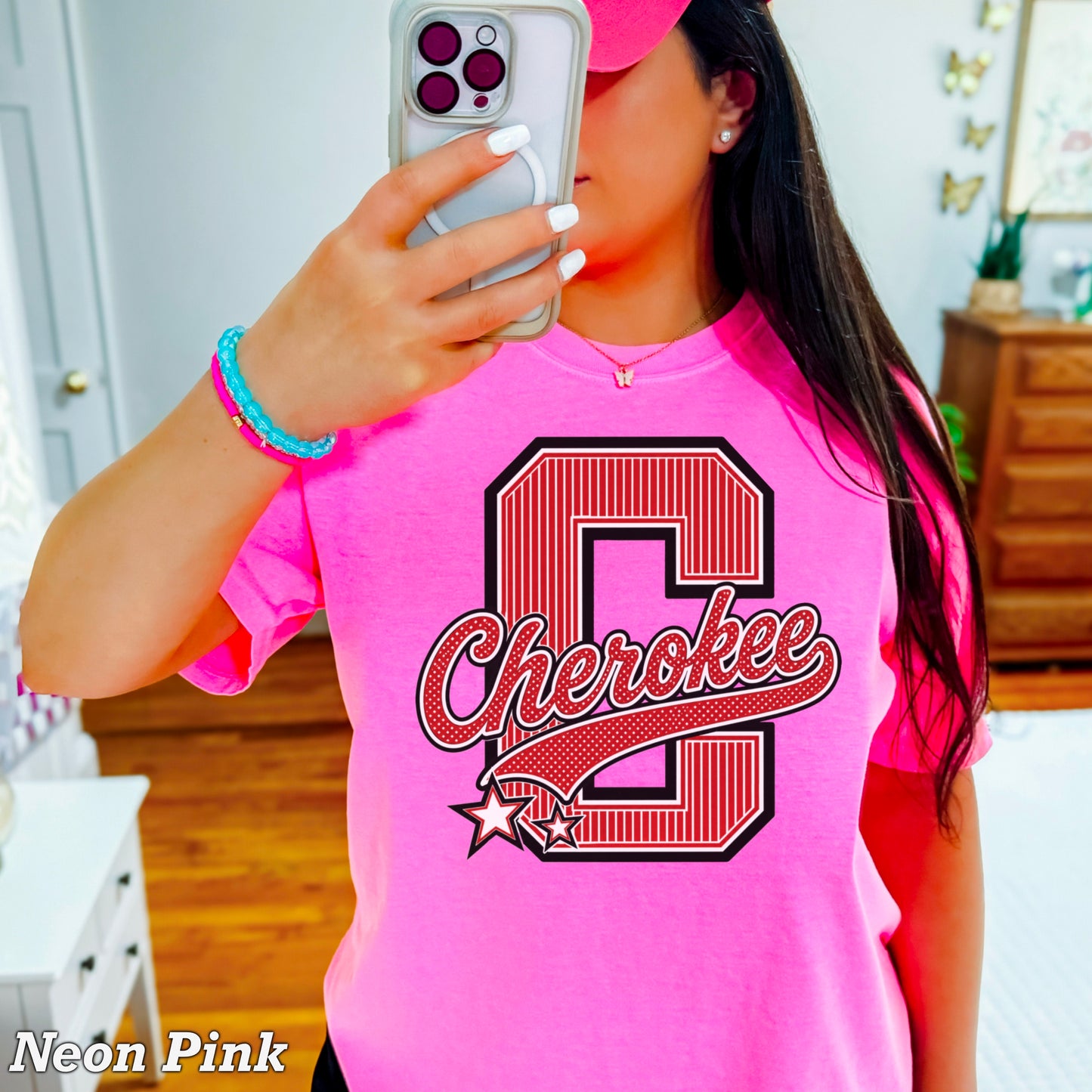 Cherokee Warriors Comfort Color Graphic Tee
