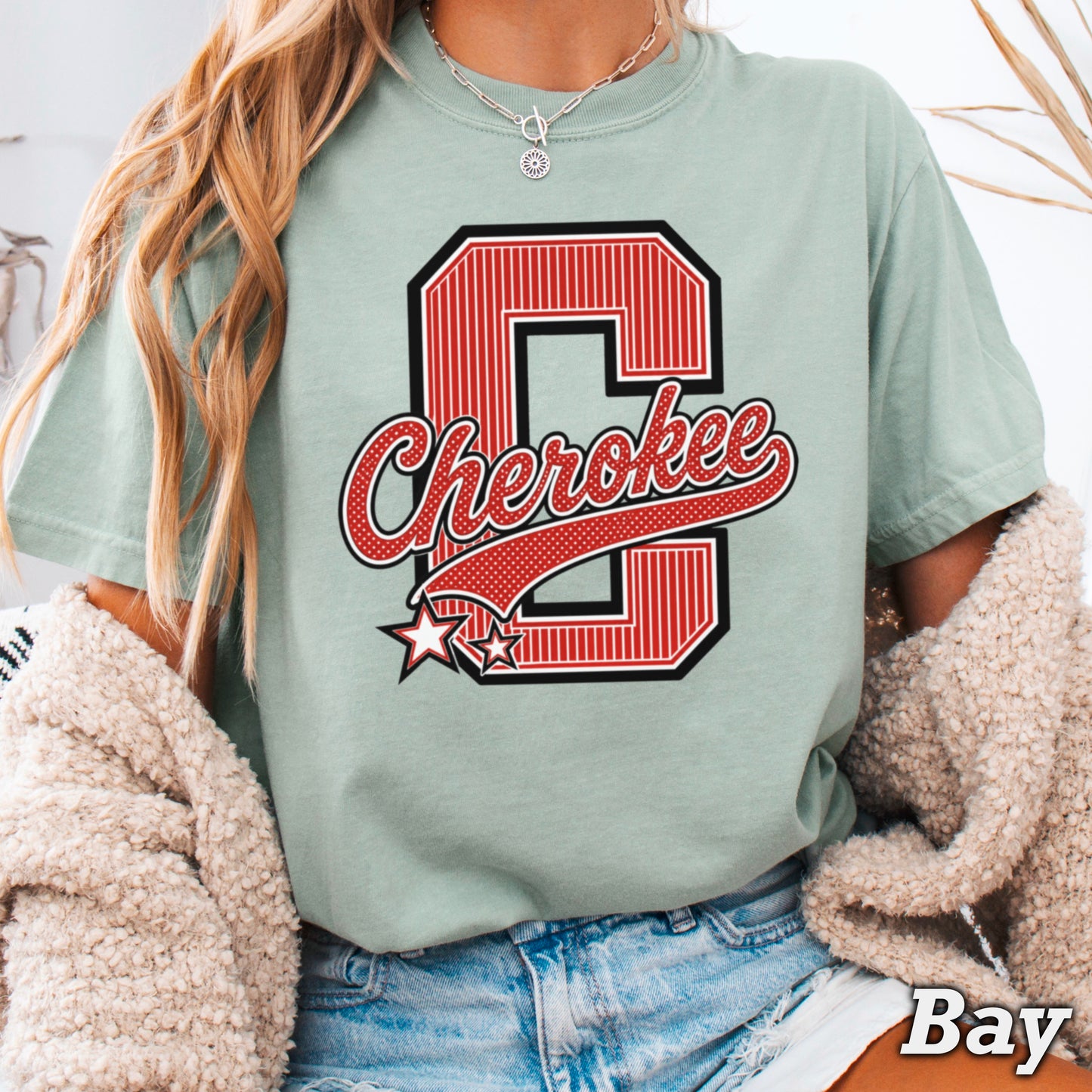 Cherokee Warriors Comfort Color Graphic Tee