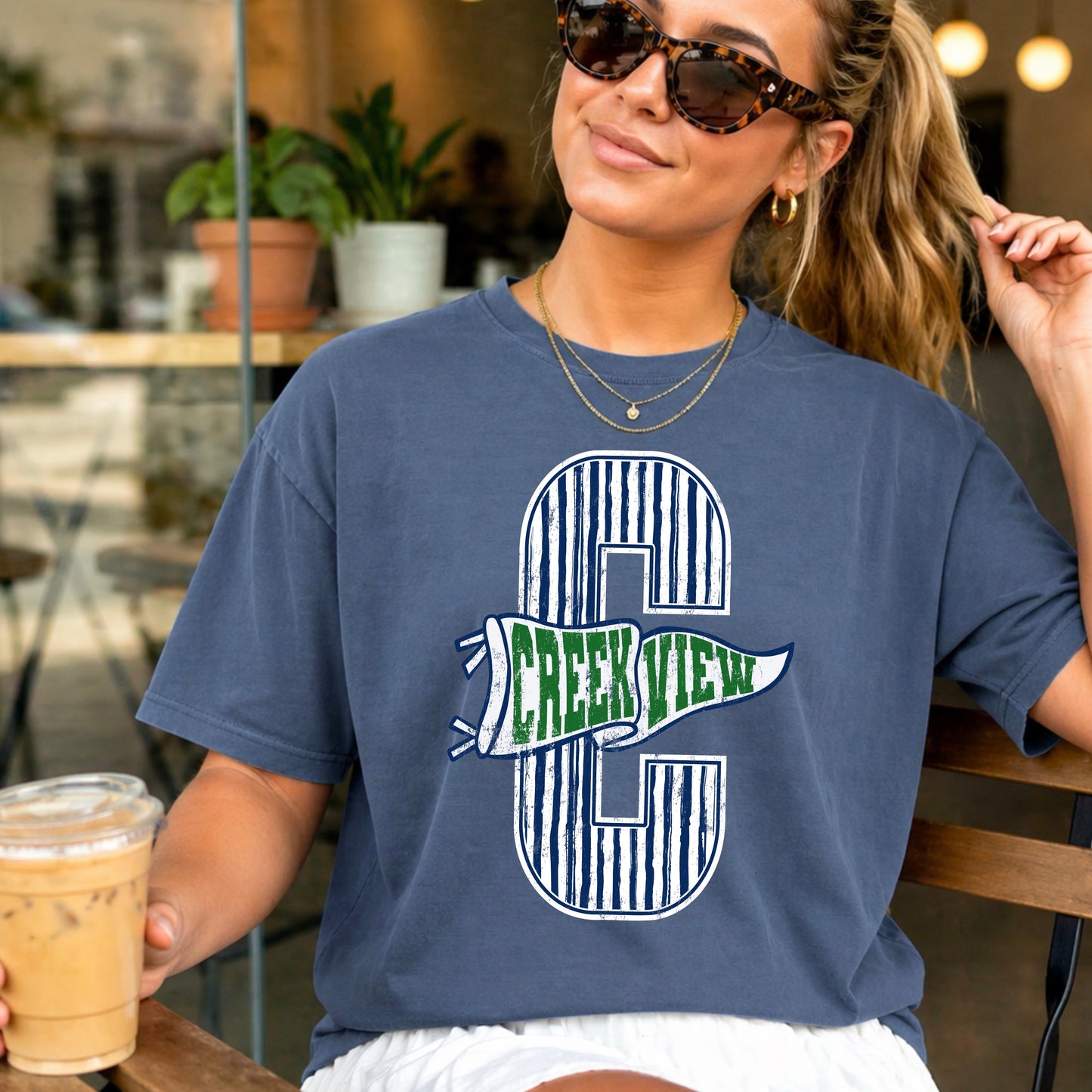 Creekview Grizzlies Comfort Color Graphic Tee