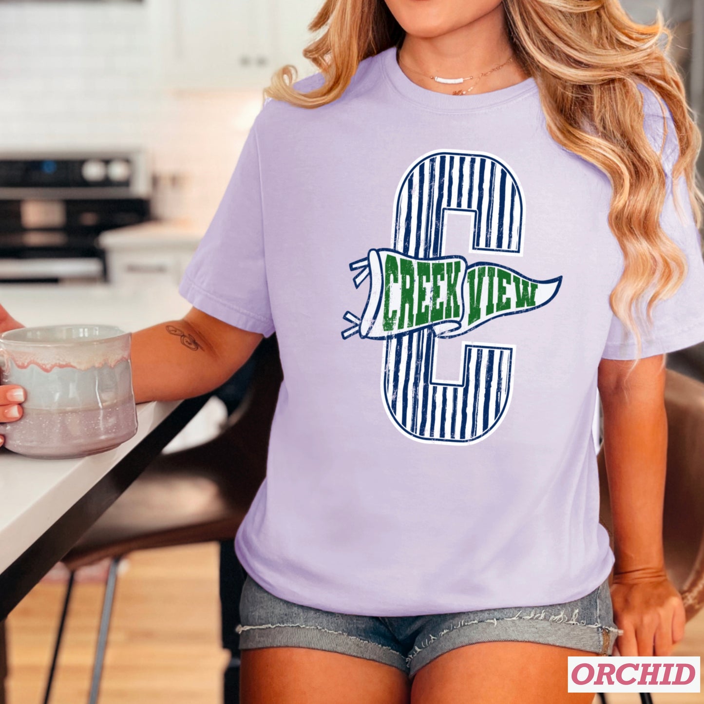 Creekview Grizzlies Comfort Color Graphic Tee