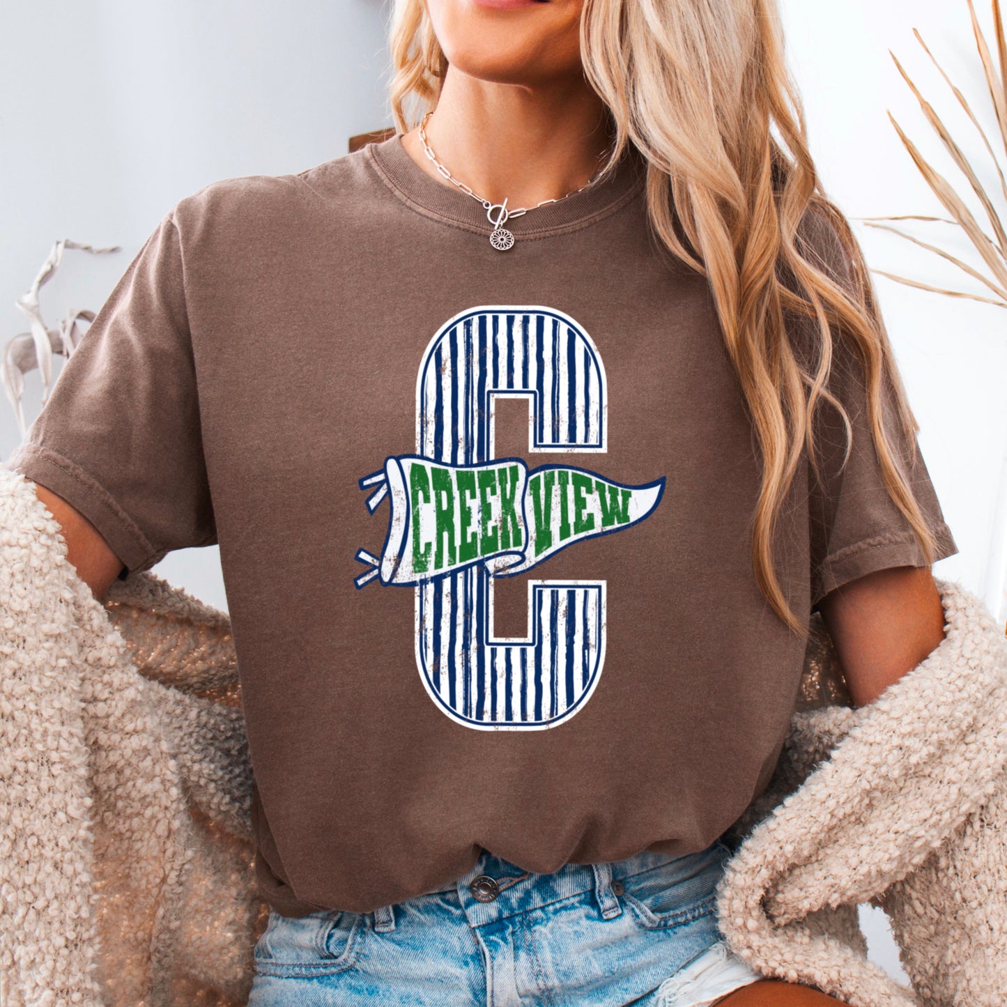 Creekview Grizzlies Comfort Color Graphic Tee