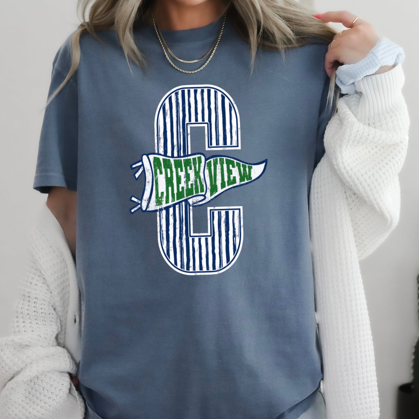 Creekview Grizzlies Comfort Color Graphic Tee