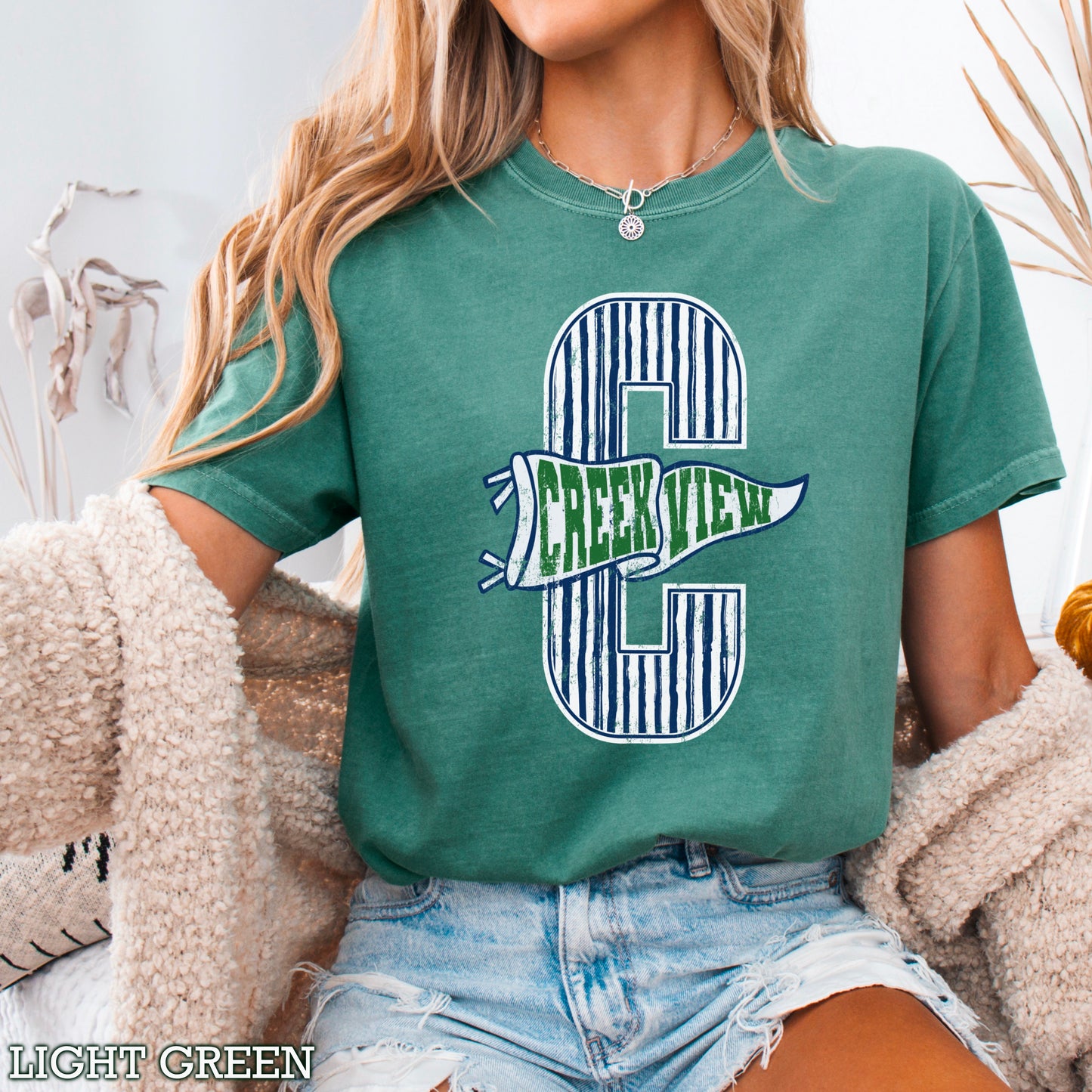 Creekview Grizzlies Comfort Color Graphic Tee