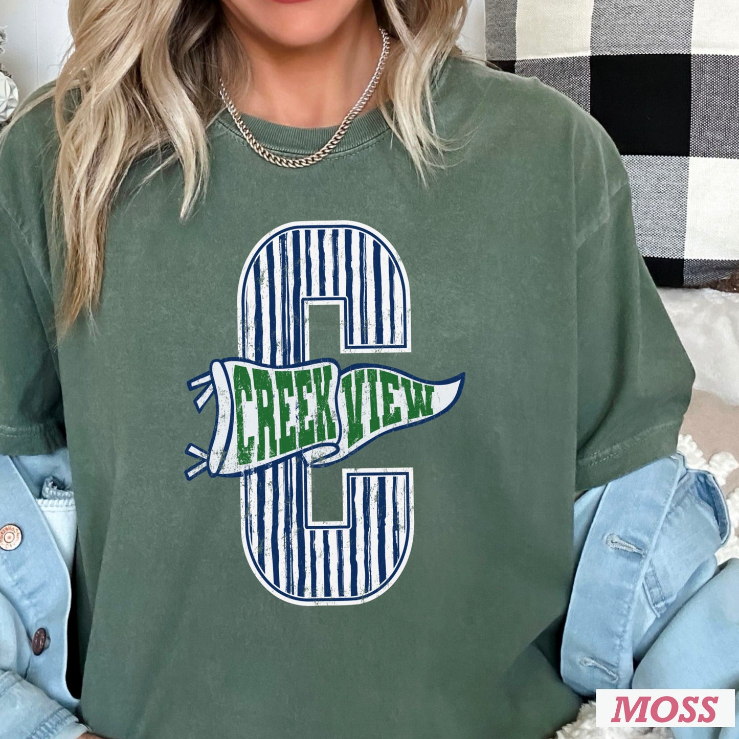 Creekview Grizzlies Comfort Color Graphic Tee