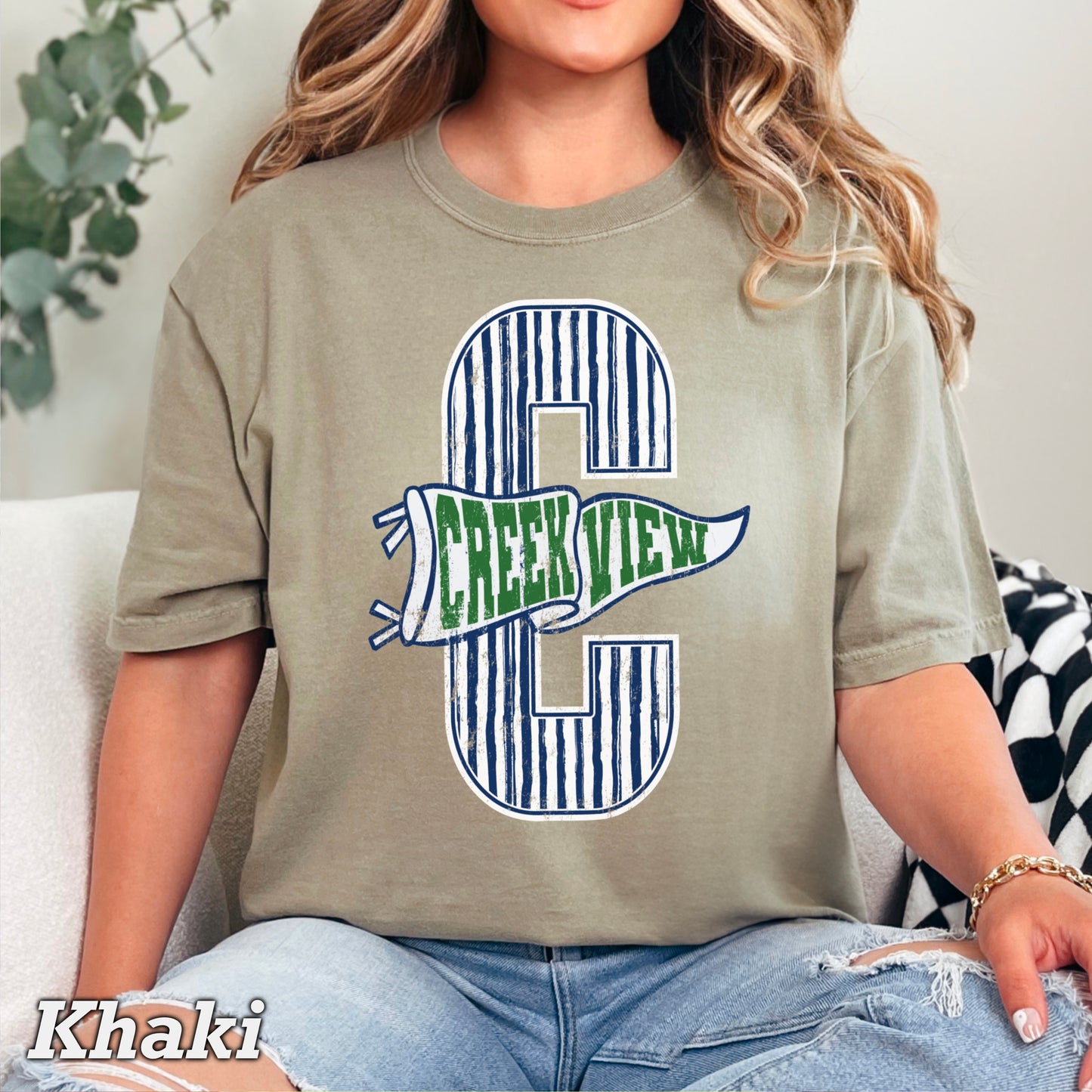 Creekview Grizzlies Comfort Color Graphic Tee