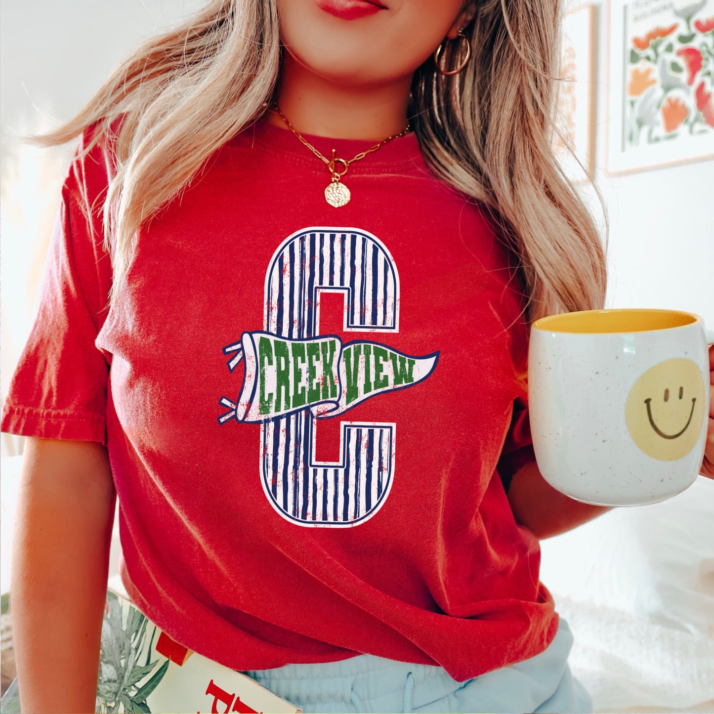 Creekview Grizzlies Comfort Color Graphic Tee
