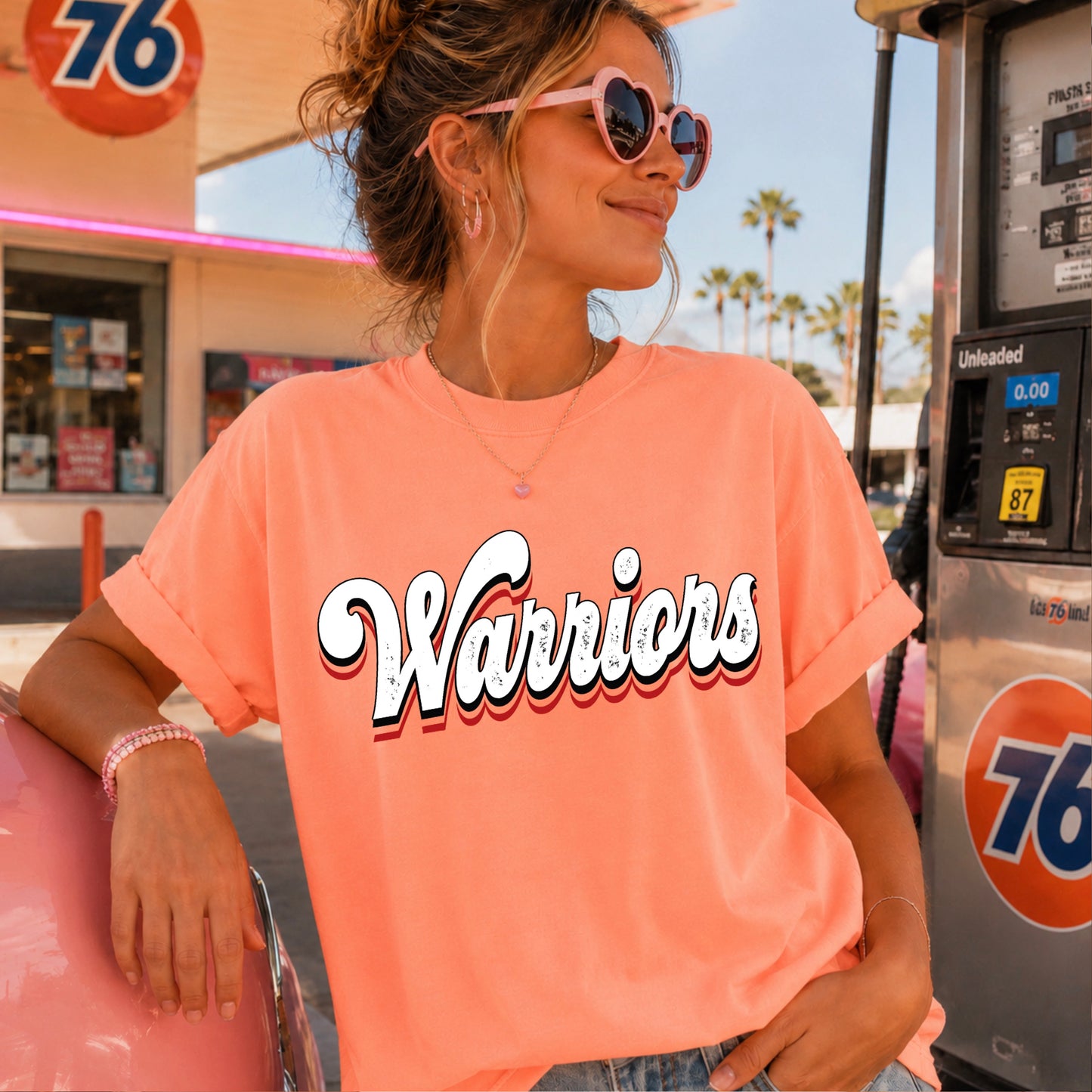 Warriors Comfort Color Graphic Tee