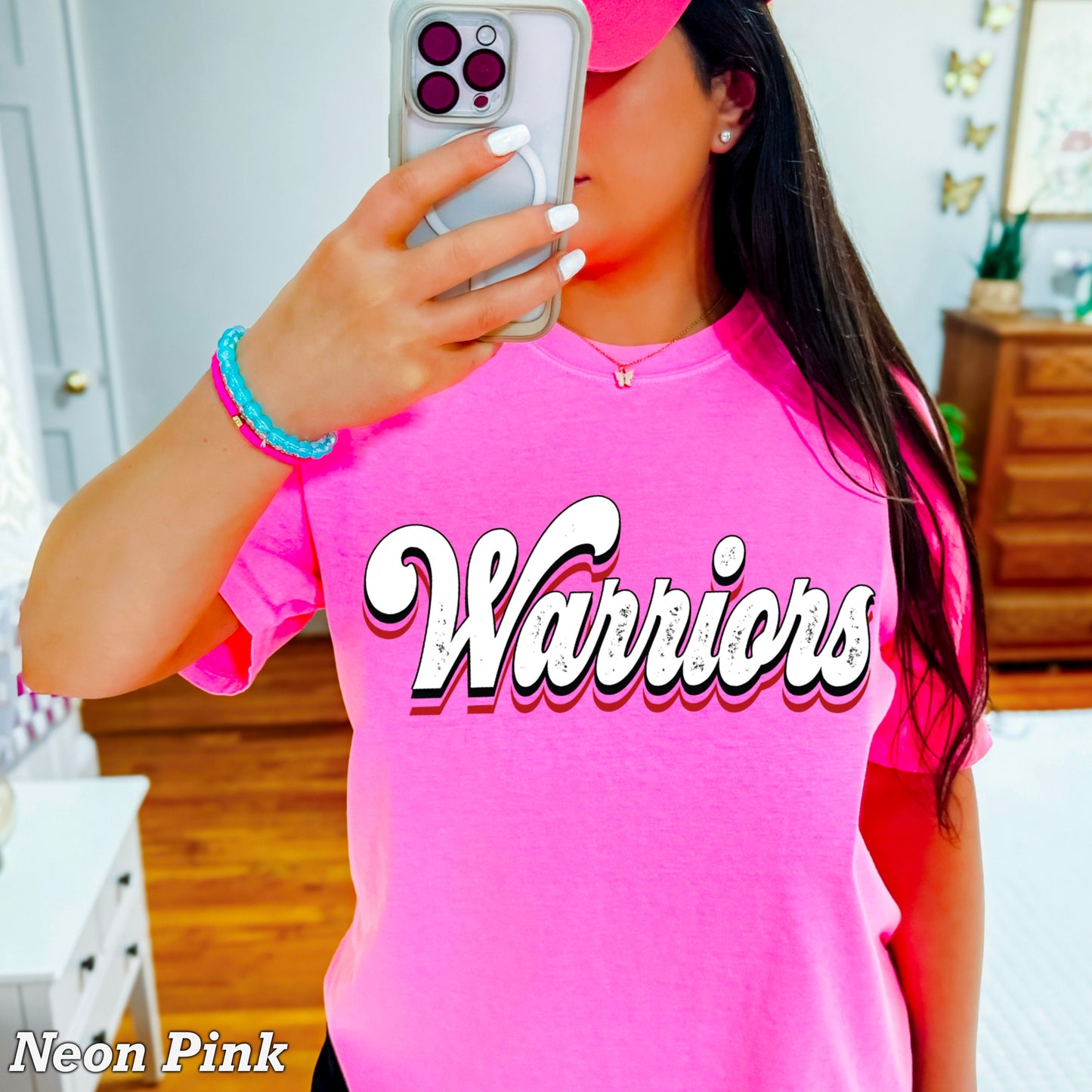 Warriors Comfort Color Graphic Tee