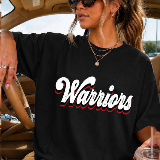 Warriors Comfort Color Graphic Tee