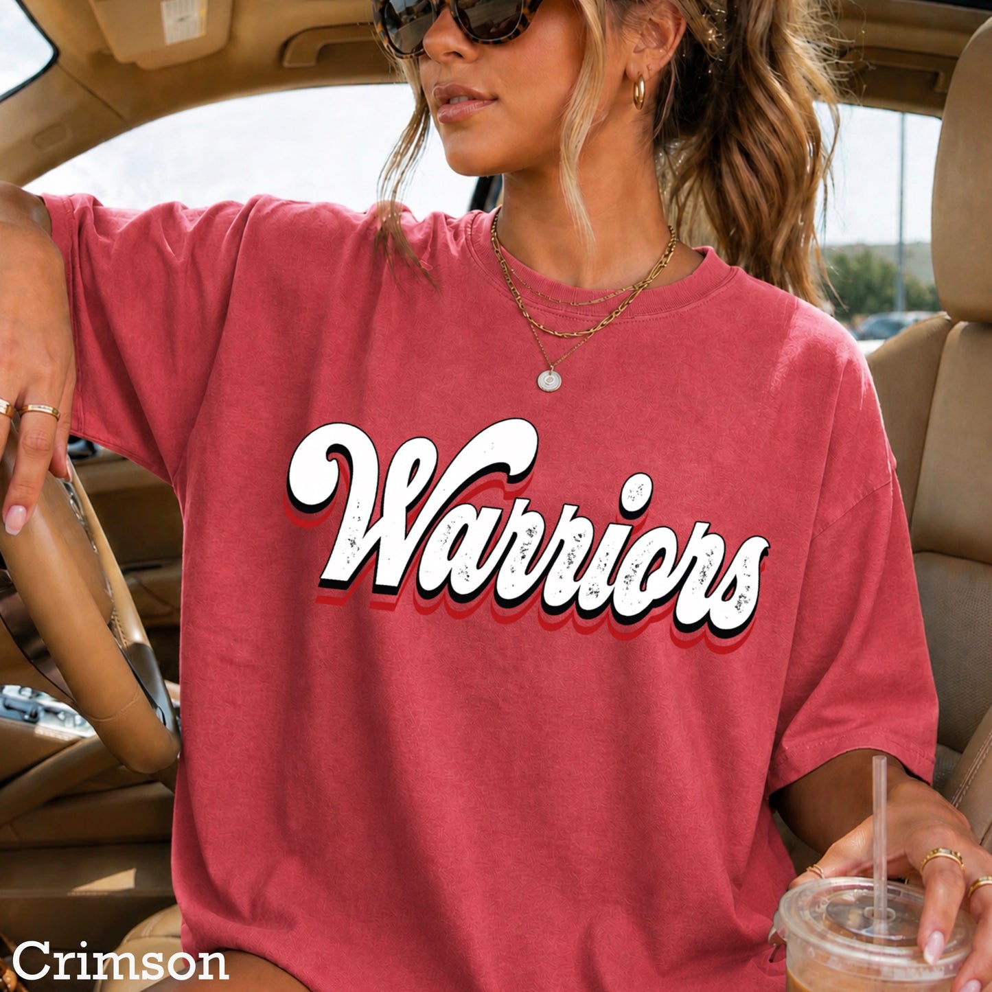 Warriors Comfort Color Graphic Tee