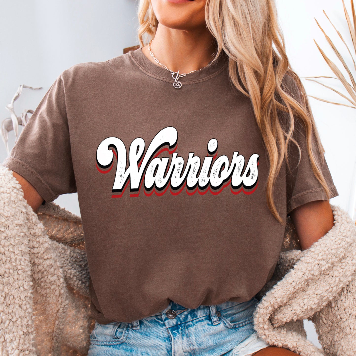 Warriors Comfort Color Graphic Tee