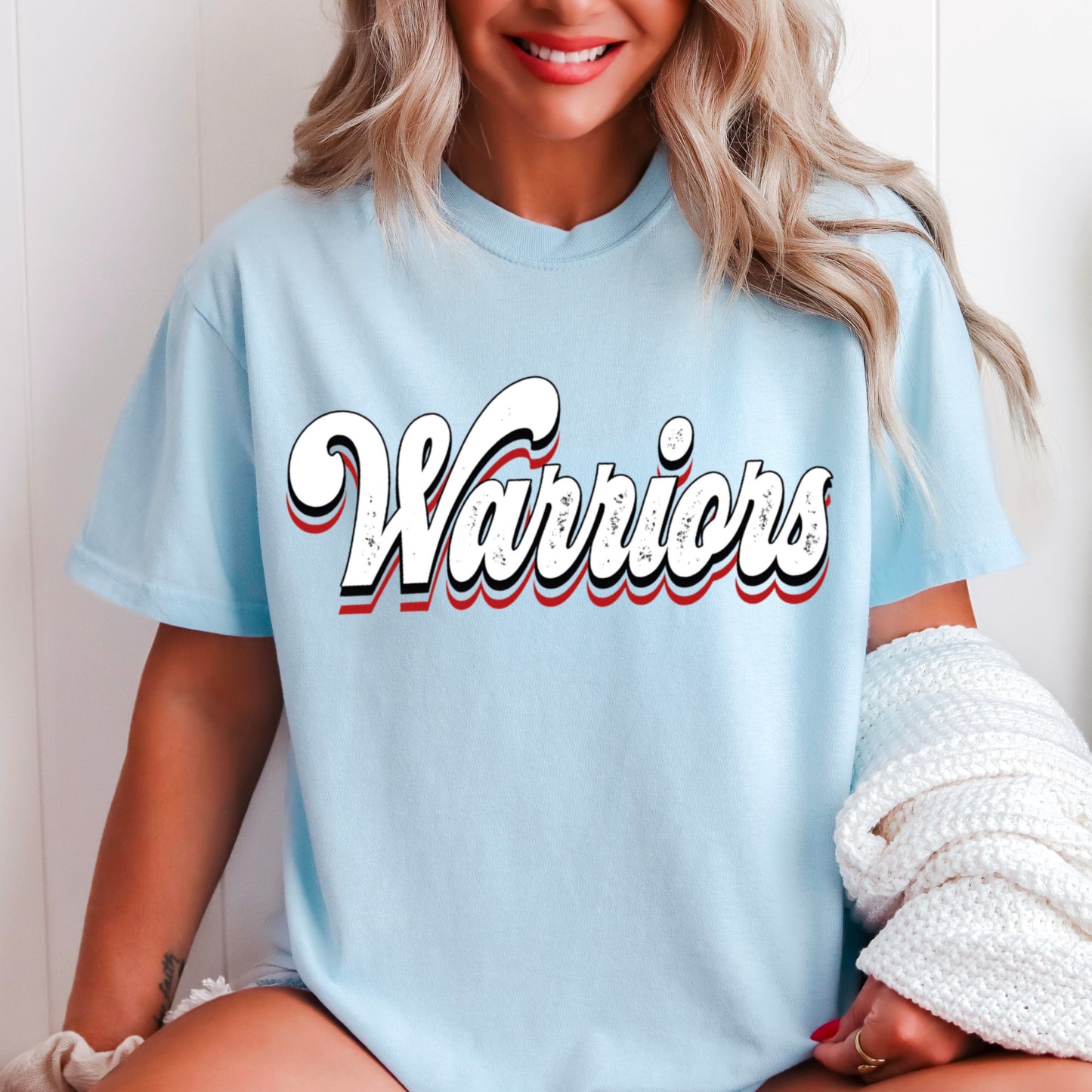 Warriors Comfort Color Graphic Tee