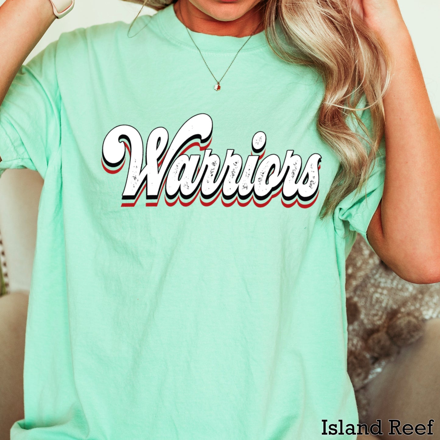 Warriors Comfort Color Graphic Tee
