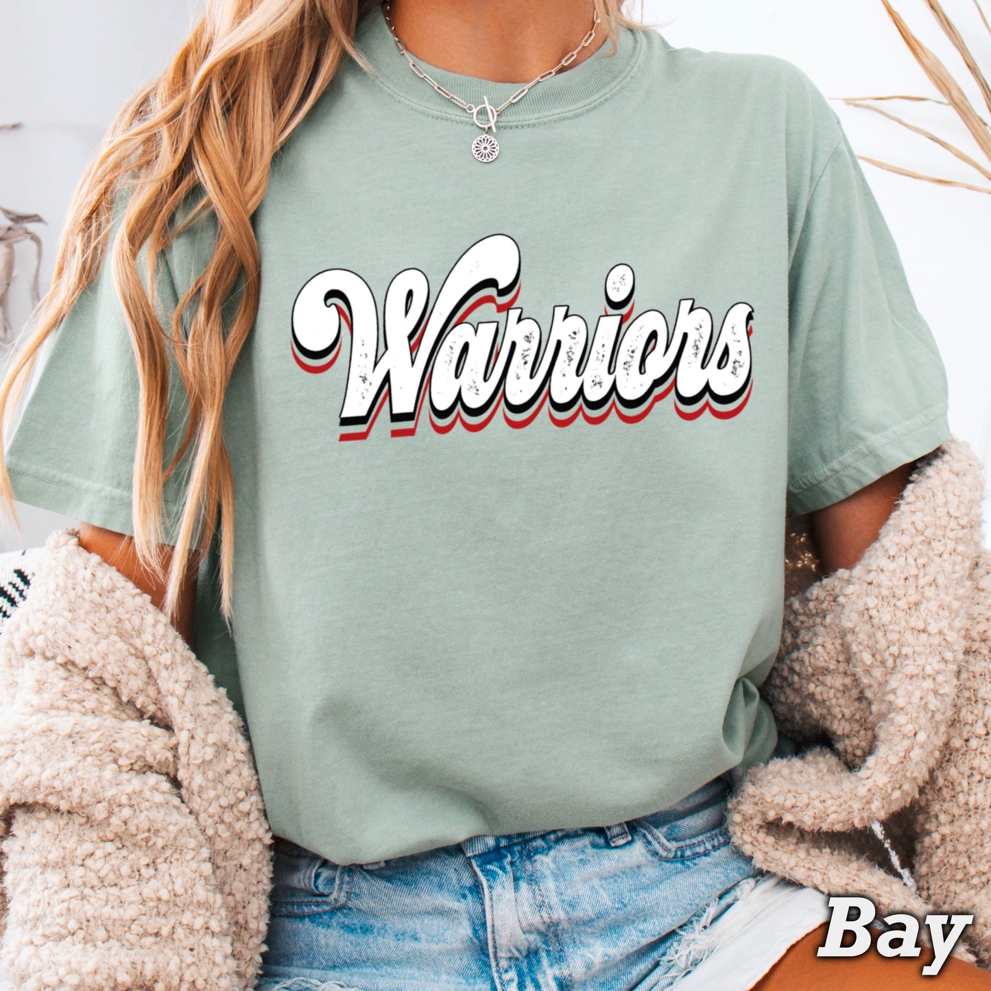 Warriors Comfort Color Graphic Tee
