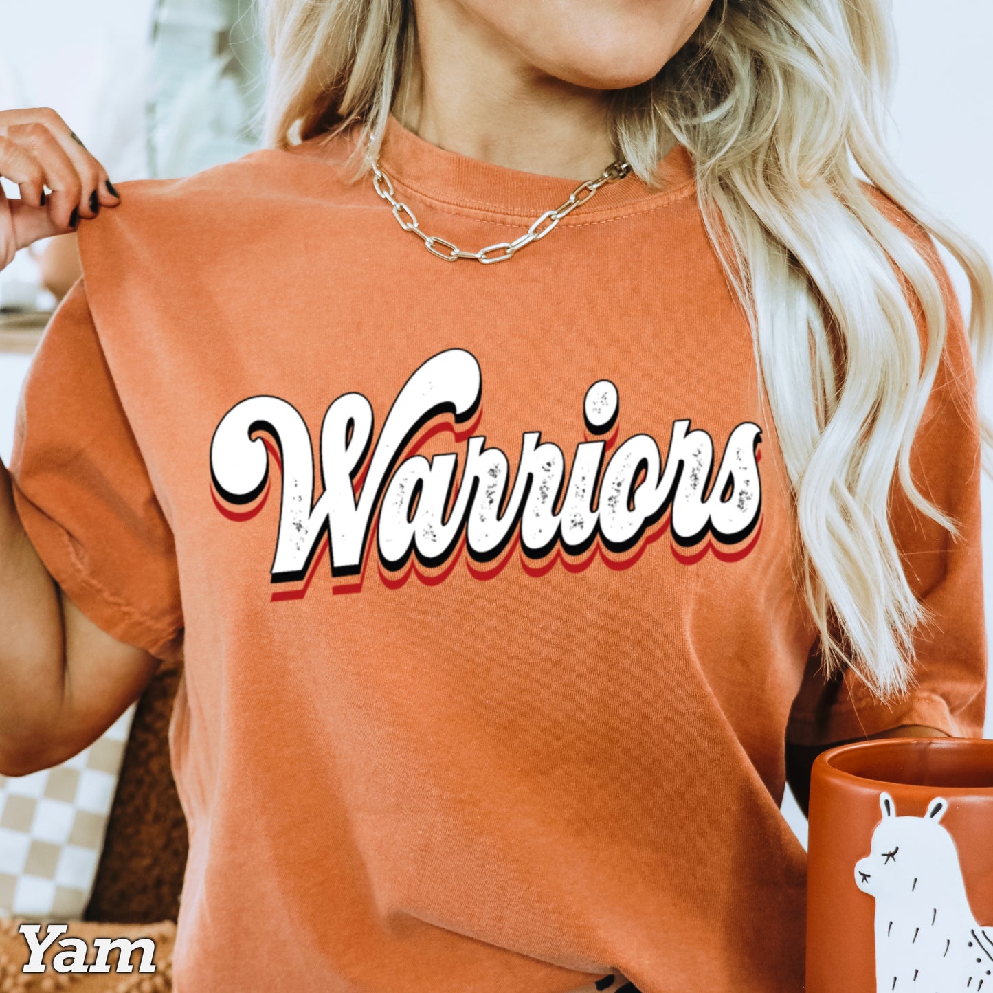 Warriors Comfort Color Graphic Tee