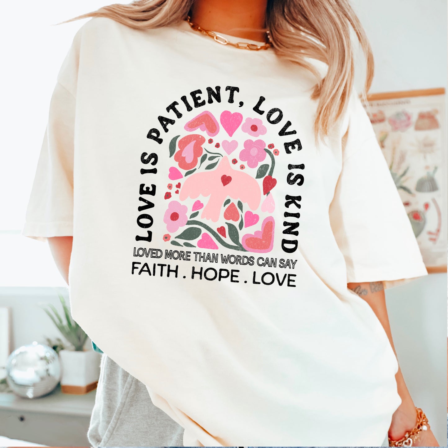 Love Is Patient Valentine DTF Transfer