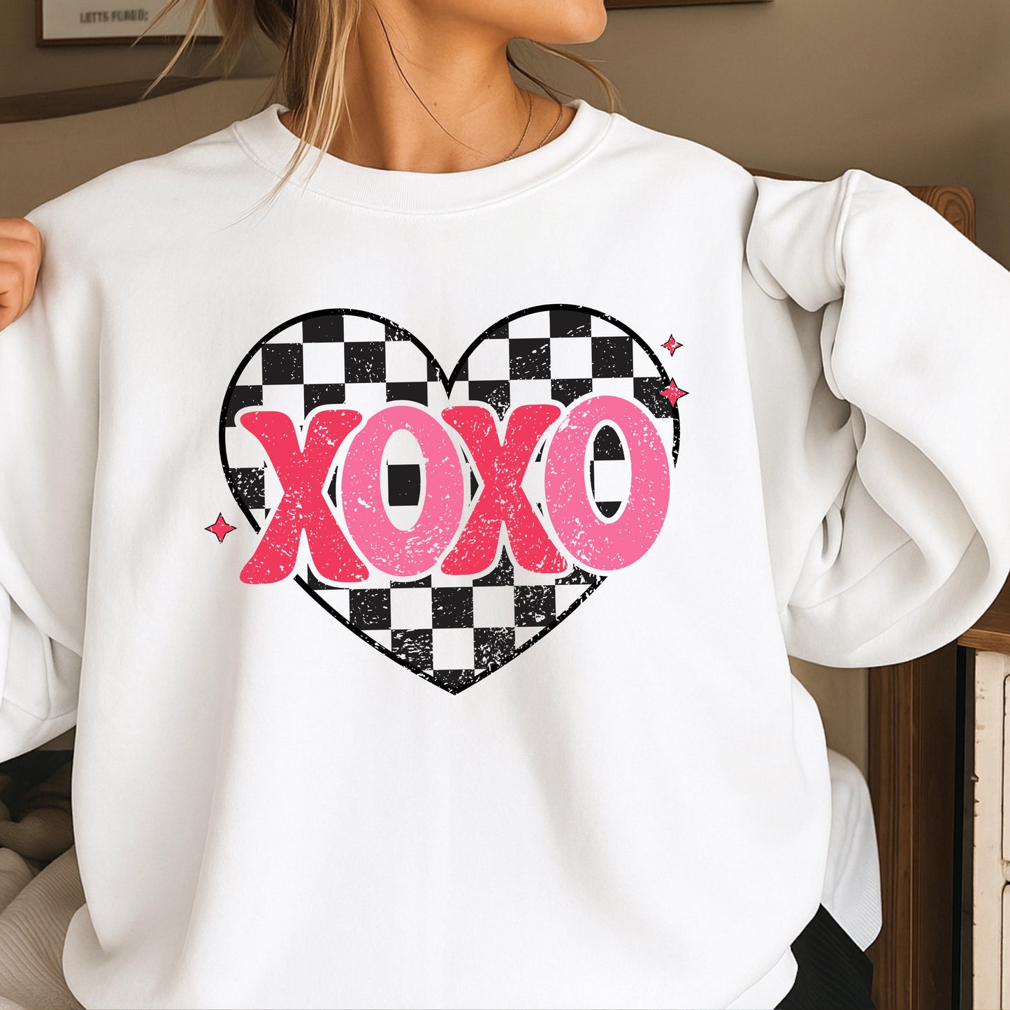 Xoxo  Valentine’s Day Crewneck Sweatshirt