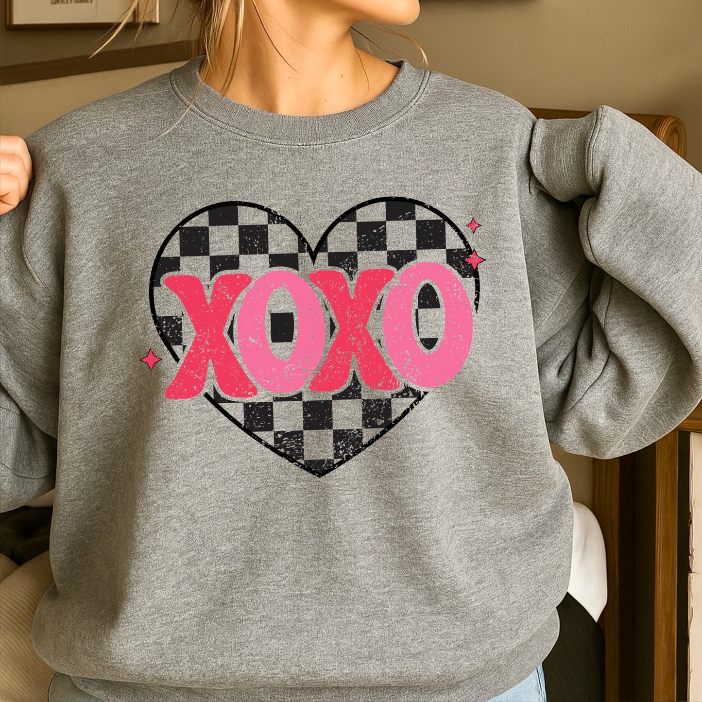 Xoxo  Valentine’s Day Crewneck Sweatshirt