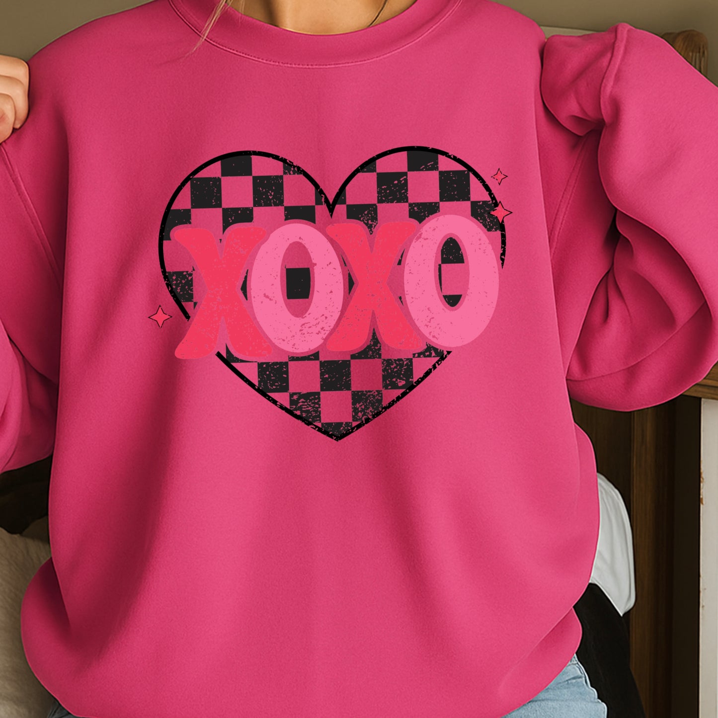 Xoxo  Valentine’s Day Crewneck Sweatshirt