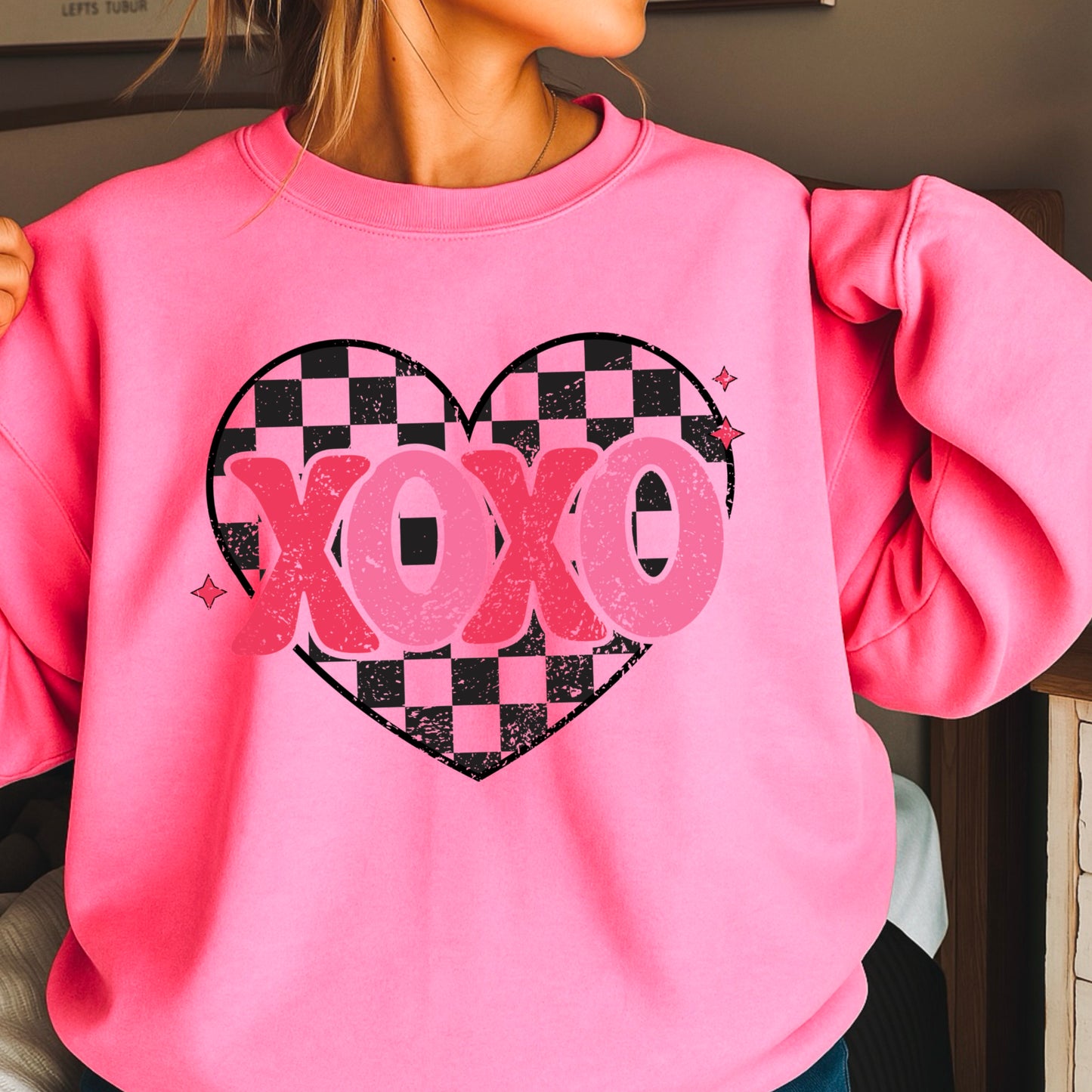 Xoxo  Valentine’s Day Crewneck Sweatshirt