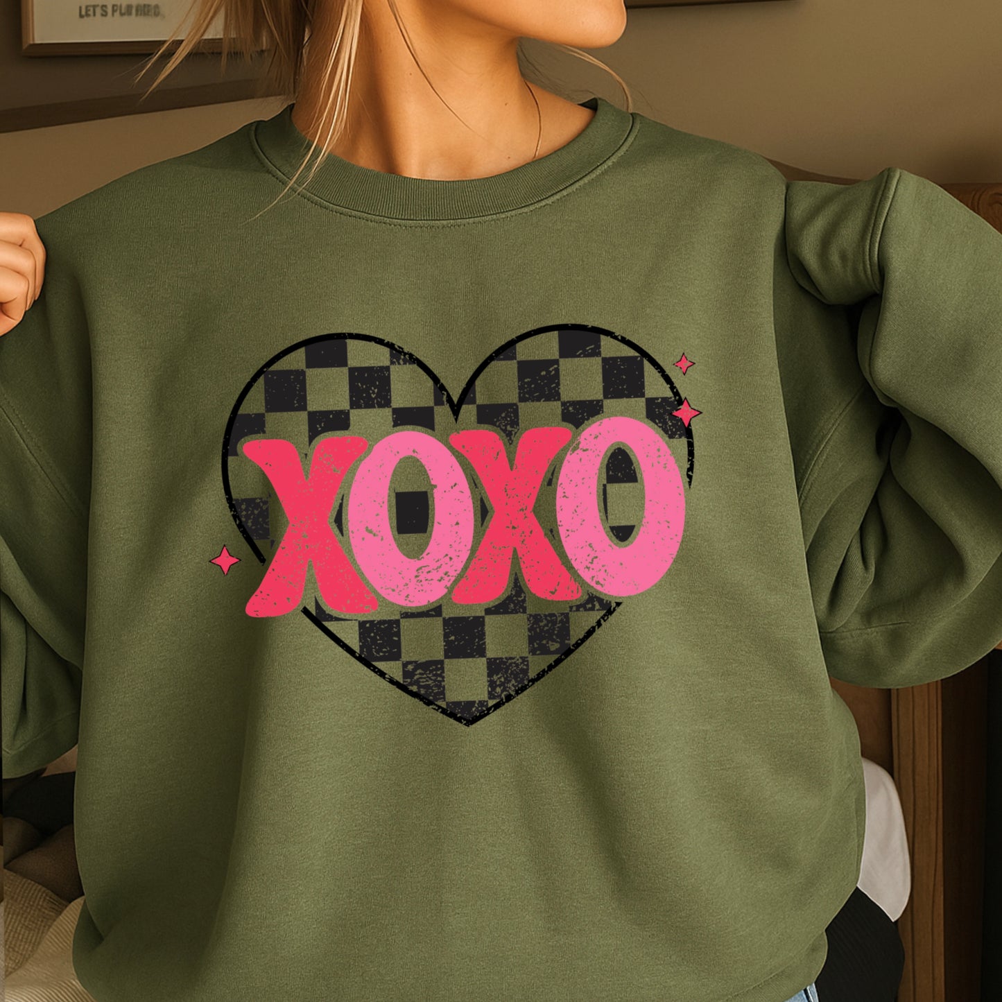 Xoxo  Valentine’s Day Crewneck Sweatshirt