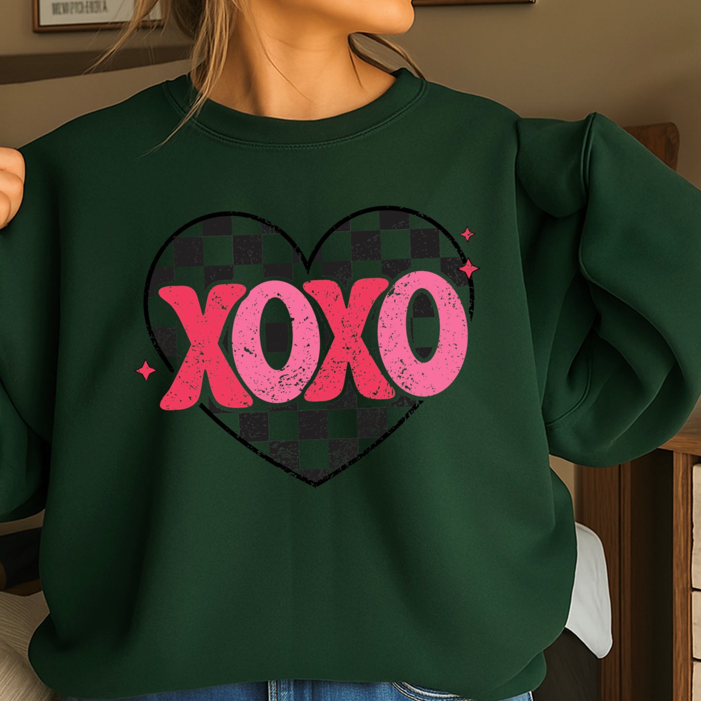 Xoxo  Valentine’s Day Crewneck Sweatshirt