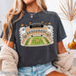 Orange & White College Stadium Comfort Color Graphic Tee