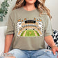 Orange & White College Stadium Comfort Color Graphic Tee