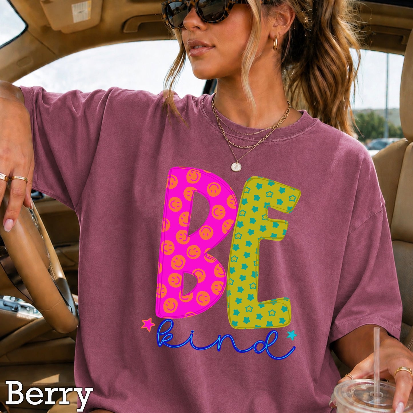 Be Kind Comfort Color Graphic Tee