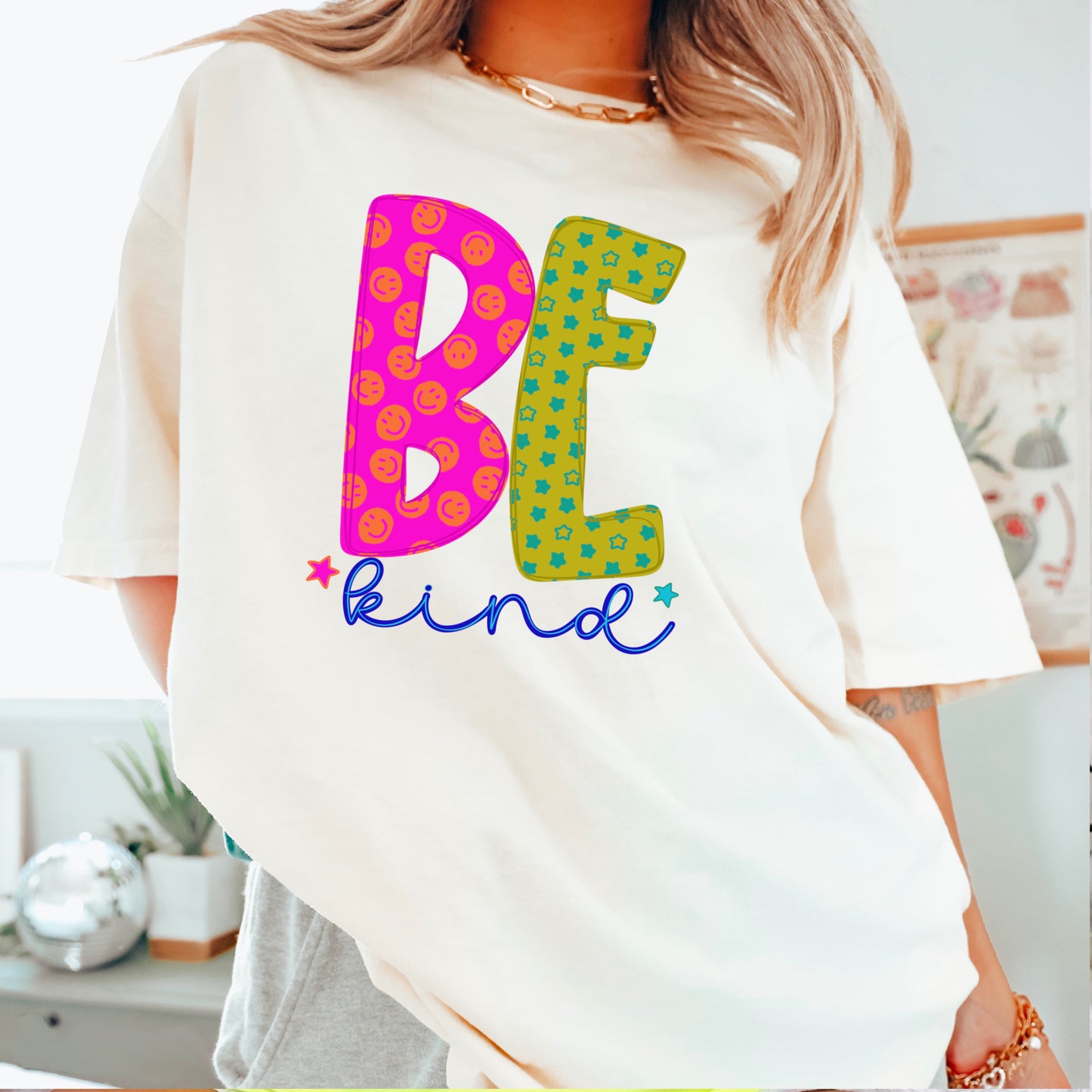 Be Kind Comfort Color Graphic Tee