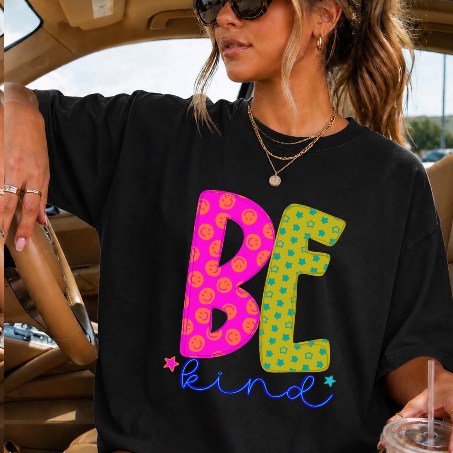 Be Kind Comfort Color Graphic Tee