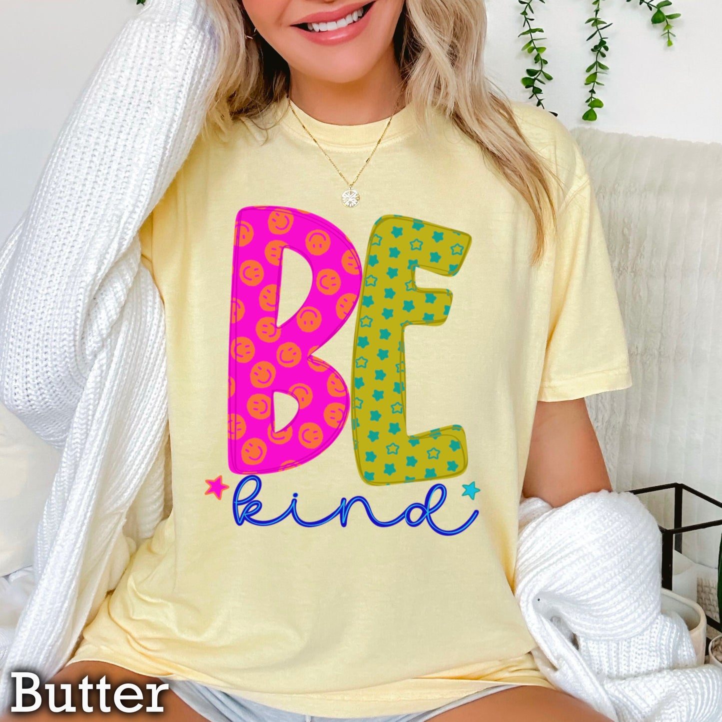 Be Kind Comfort Color Graphic Tee