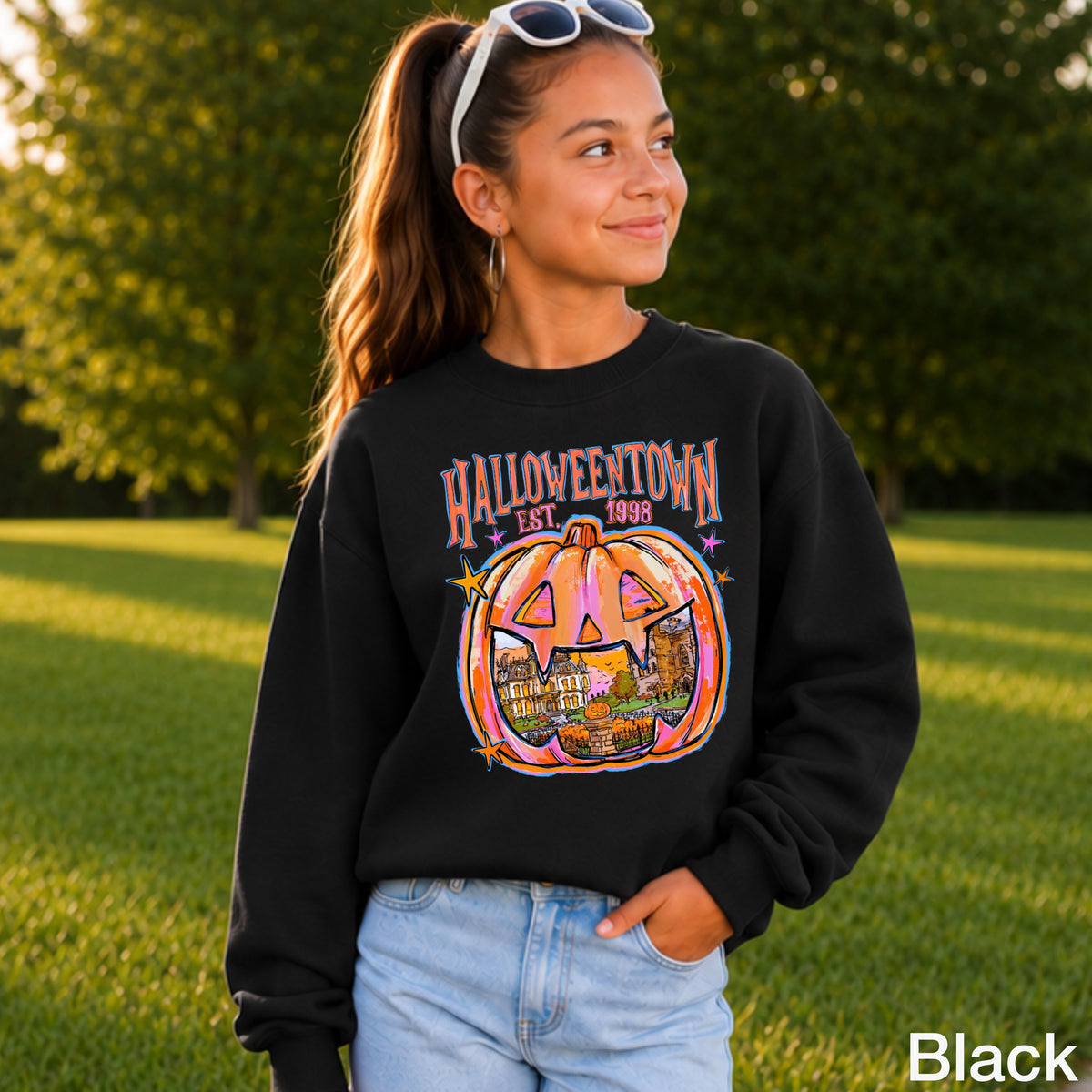 Halloween Town Youth Crewneck Sweatshirt