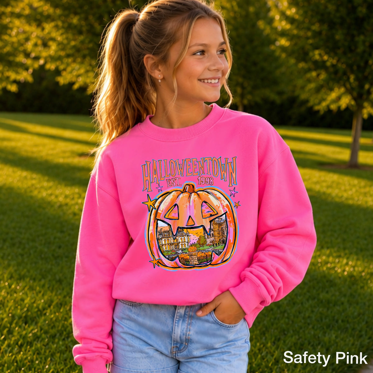 Halloween Town Youth Crewneck Sweatshirt