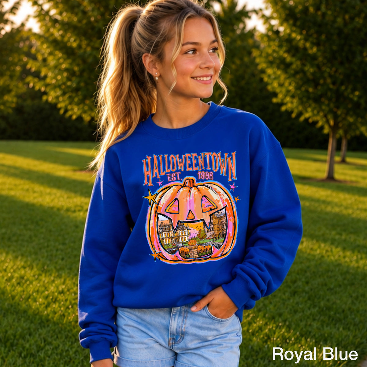 Halloween Town Youth Crewneck Sweatshirt