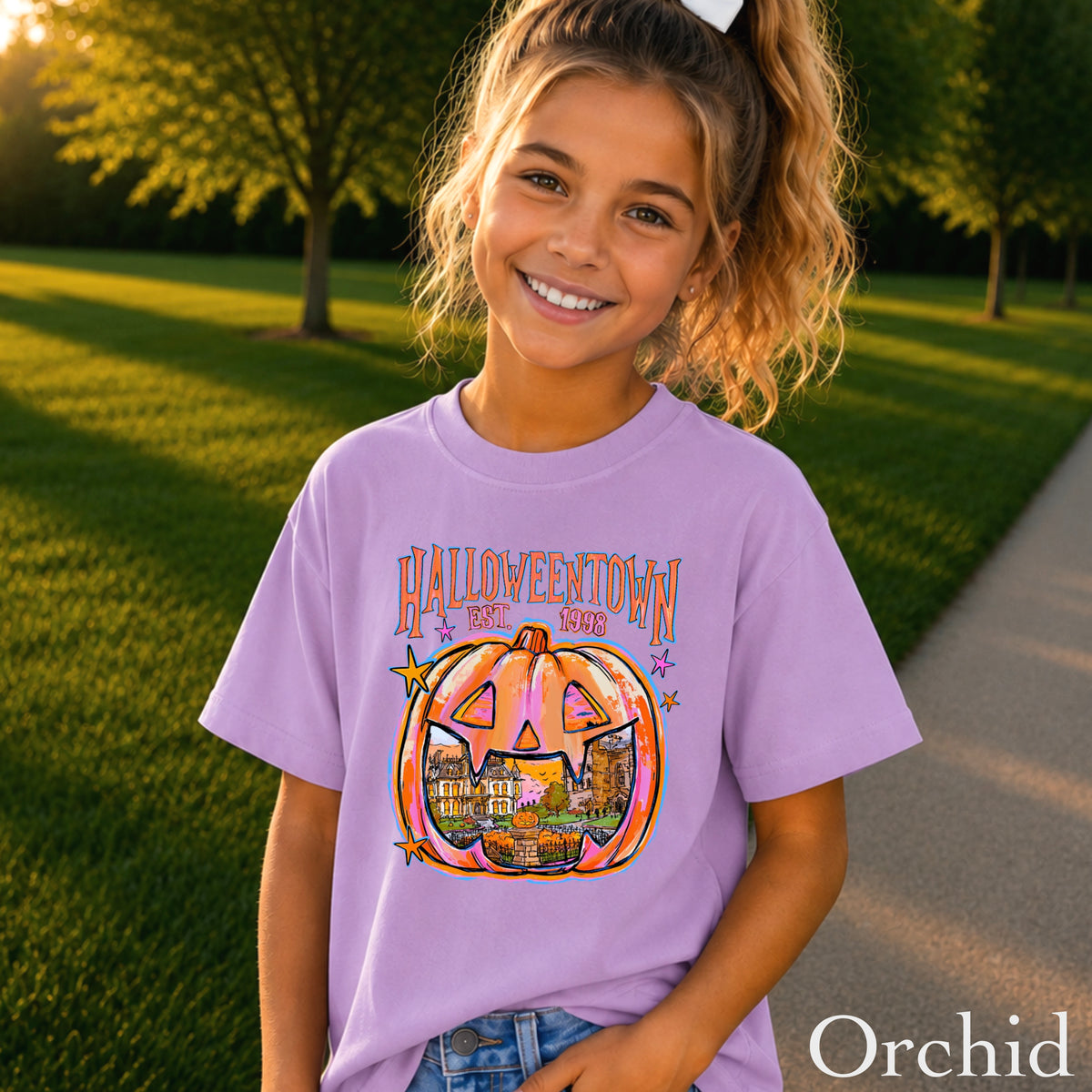 Halloween Youth Comfort Color T-Shirt