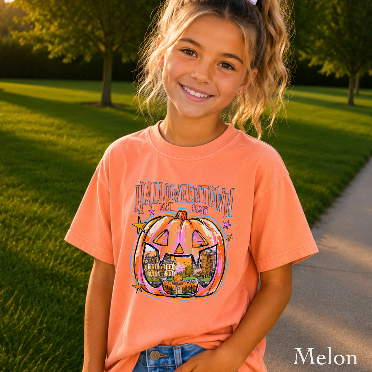 Halloween Youth Comfort Color T-Shirt